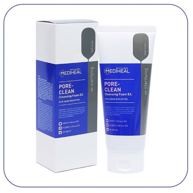 Sữa rửa mặt than hoạt tính PORE CLEAN MEDIHEAL