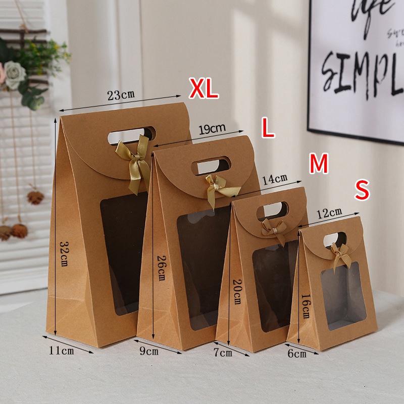 Túi Giấy Đựng Quà Phối Nơ Xinh Xắn Chất Lượng