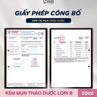 kem mụn LoriB [hàng chính hãng công ty] Date mới