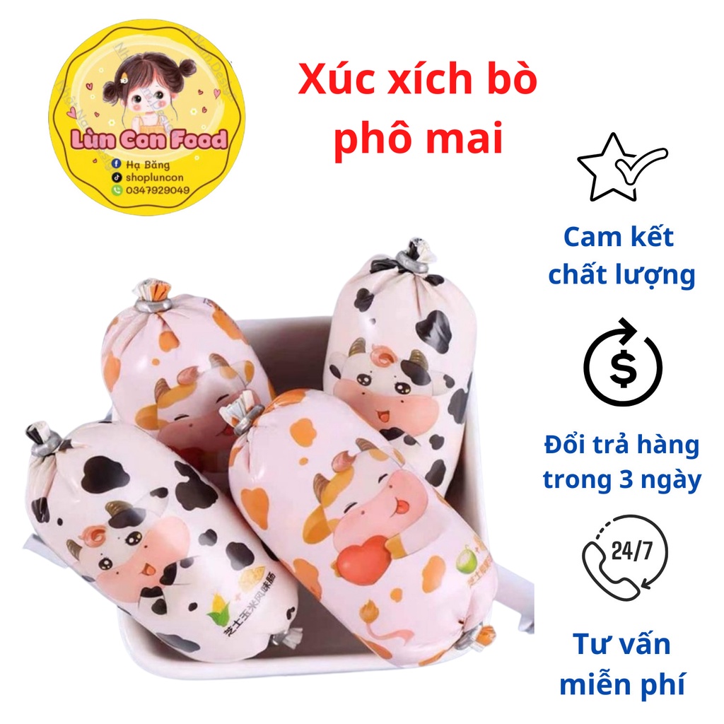 XÚC XÍCH CAY - XÚC XÍCH NGÔ ĂN LIỀN ❤FREESHIP❤ XÚC XÍCH CAY  - NGÔ TẨM VỊ - Lùn Con Food