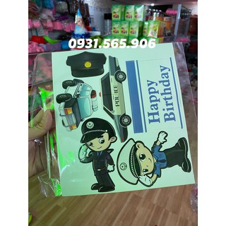 Phụ Kiện Trang Trí Bánh Cắm Giấy