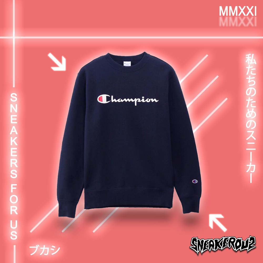 Áo Sweater 100% Chính Hãng In Logo Champion Phong Cách Nhật Bản