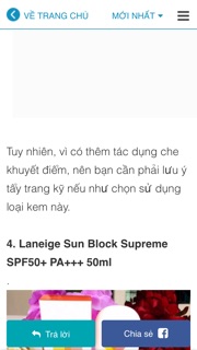 Chống nắng IOPE 