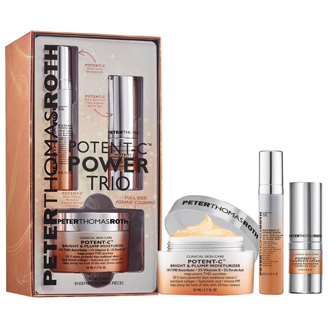 Peter Thomas Roth - Set Dưỡng Sáng Da Peter Thomas Roth Potent-C Power Trio