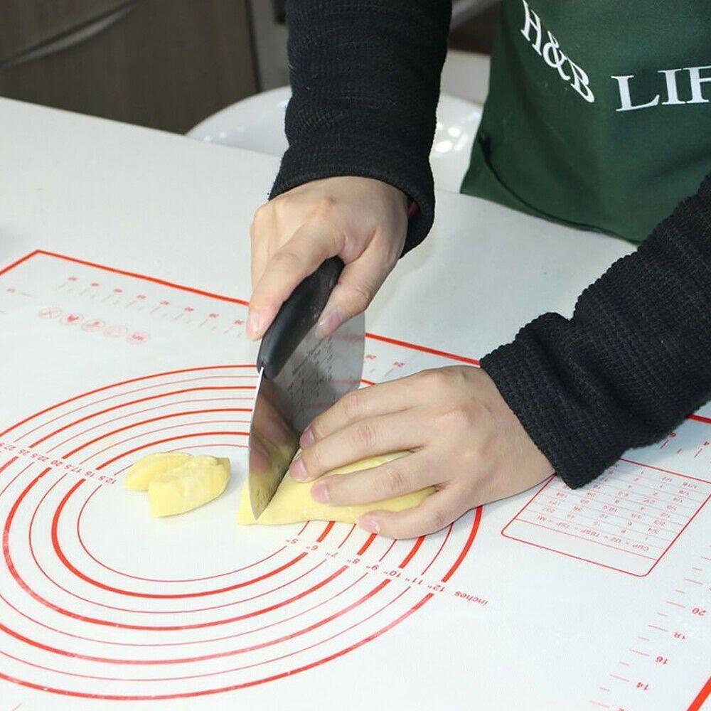 FOREVER Dụng Cụ Cạo Bột Làm Bánh Pizza Bằng Thép Không Gỉ DIY