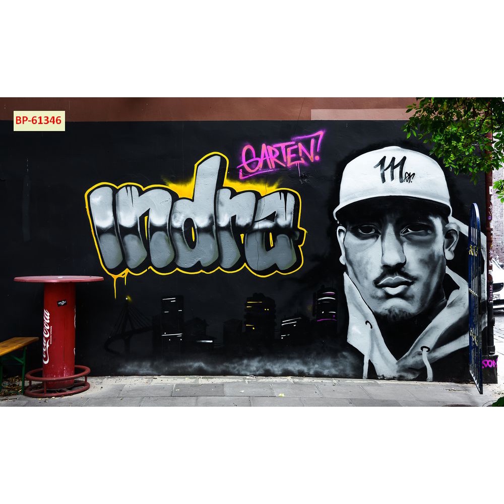 Tranh dán tường club Billiards 3D kích thước lớn