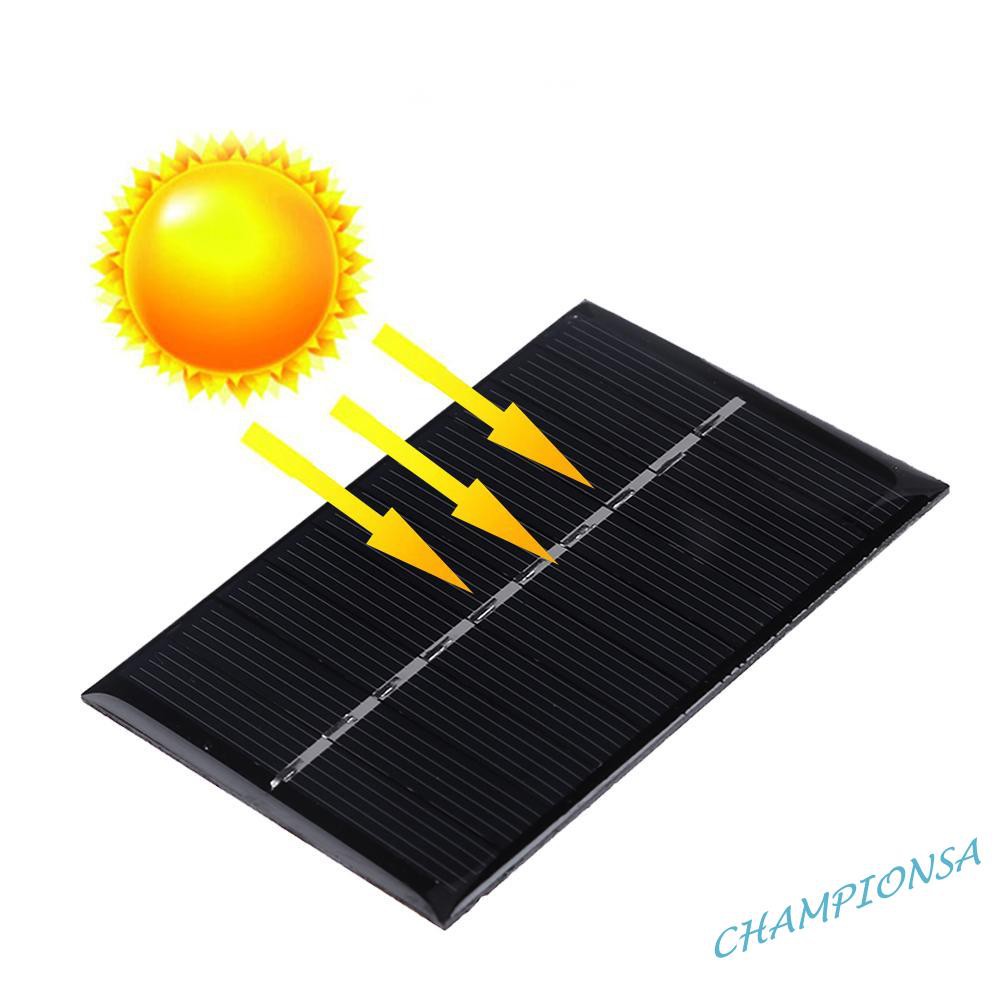 Tấm Sạc Pin Năng Lượng Mặt Trời 0.6w 5v