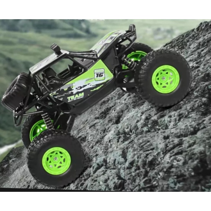 [RẺ VÔ ĐỊCH] XE ĐIỀU KHIỂN ĐỊA HÌNH LEO NÚI ROCK CRAWLER PIN AA NHIỀU MẪU Loại To