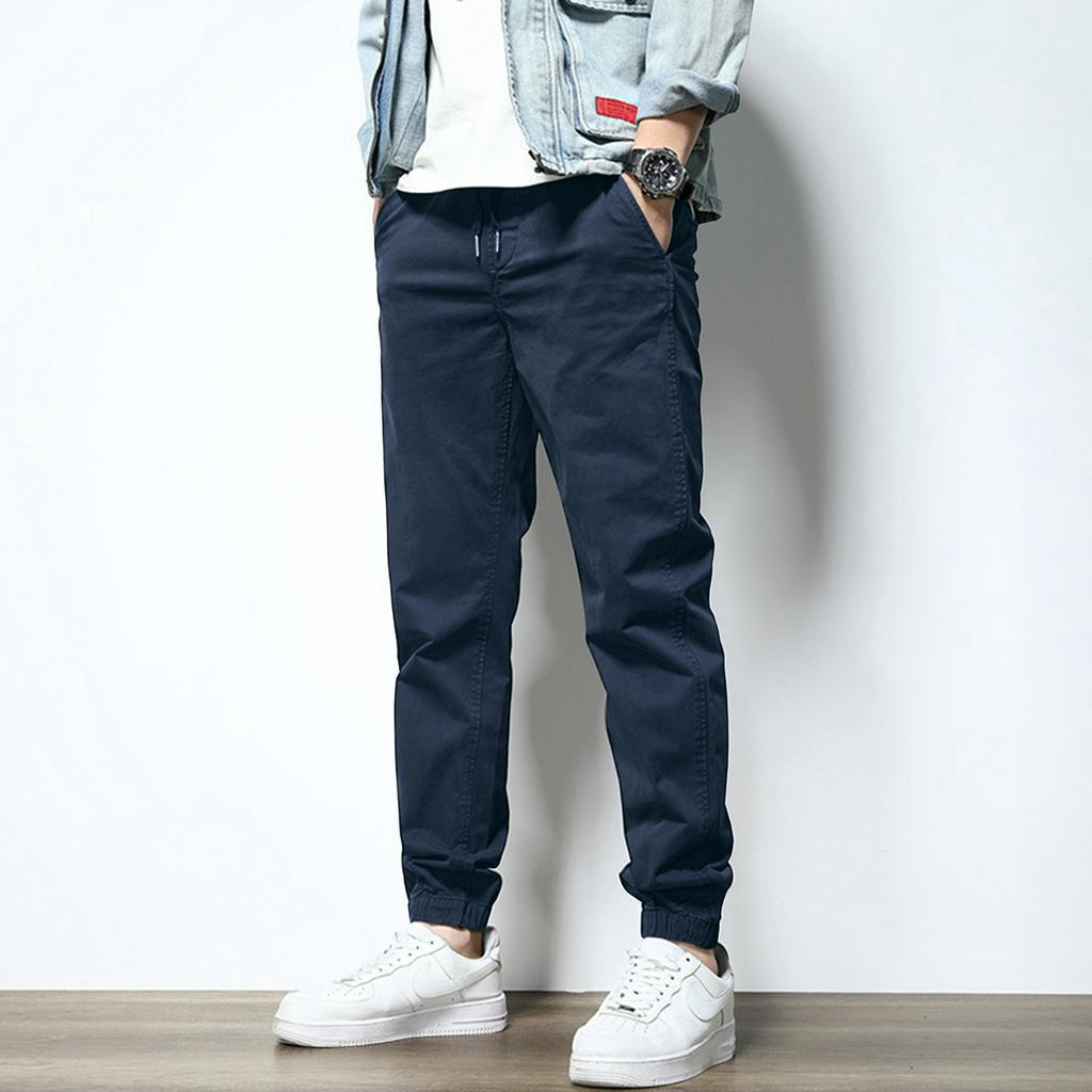 Jogger Kaki Nam Cạp Chun Bo Gấu, Quần Kaki Nam Mẫu Jogger Bo Gấu Vicenzo Cao Cấp Vải Cotton Mềm Sau Khi Giặt