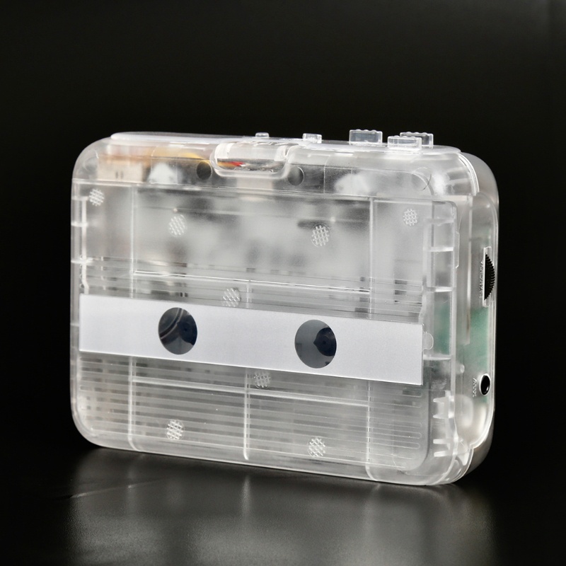 Máy phát băng cassette radio FM trong suốt đầu vào-ra tương thích Bluetooth