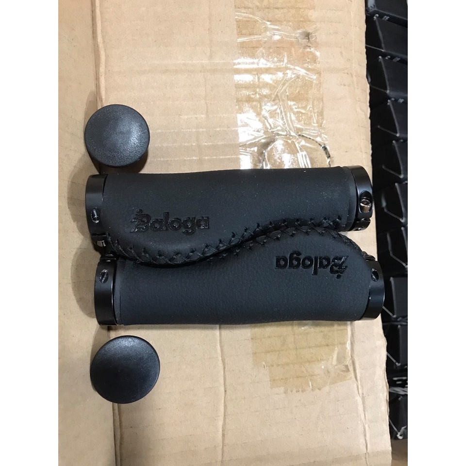 Tay nắm xe đạp da chỉ khâu loại dẹt