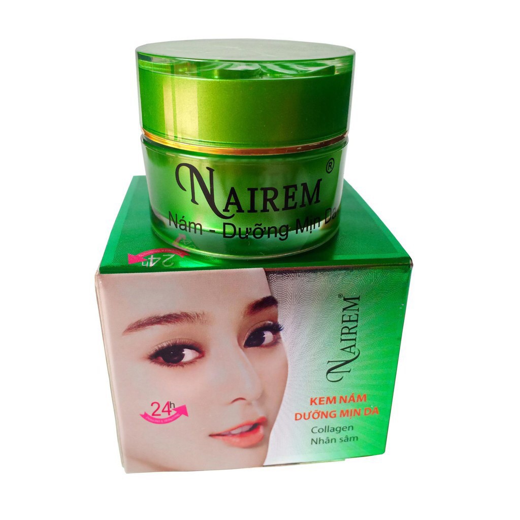 Kem nám - Dưỡng mịn da Nairem 12g (Xanh) [chính hãng]