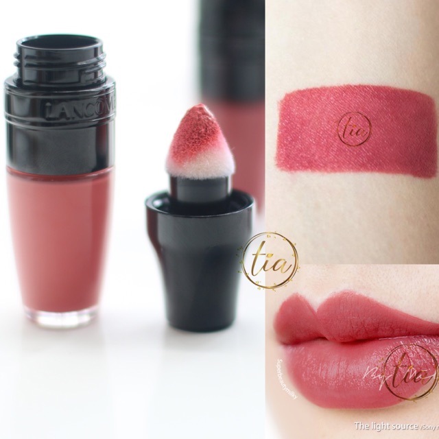 Son Lancome: Matte shaker liquid lipstick màu 270