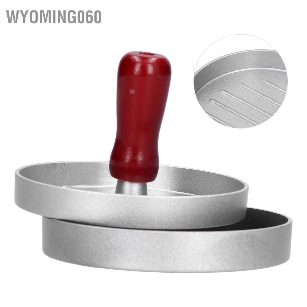 [Hàng Sẵn] Máy ép bánh hamburger bằng hợp kim nhôm, máy ép bánh thịt, bánh đậu phụ, cơm nắm, máy ép phun sơn, thịt hamburger【Wyoming060】