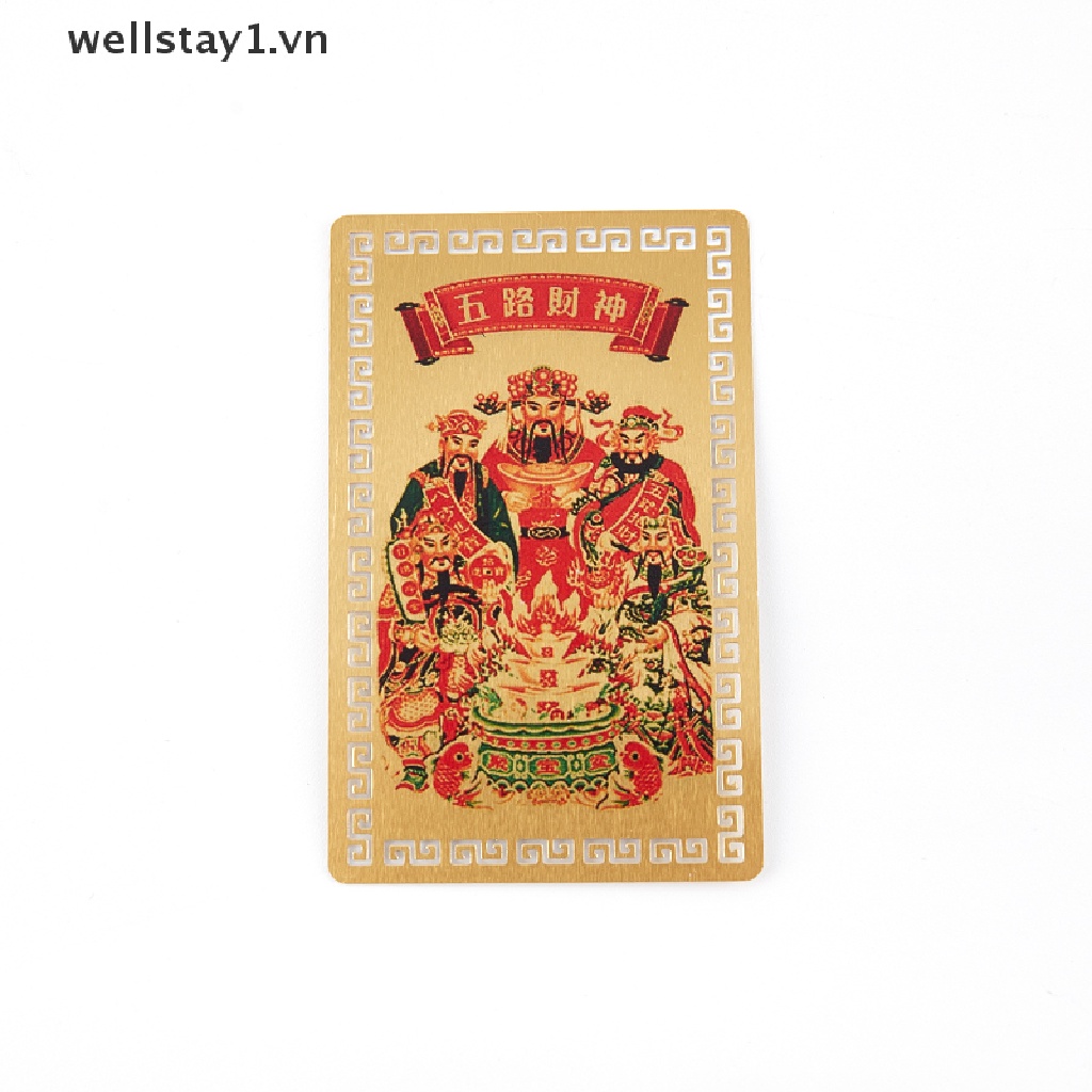 1 Thẻ Bùa May Mắn Mang Lại May Mắn Phong Thủy Trang Trí Nhà Cửa