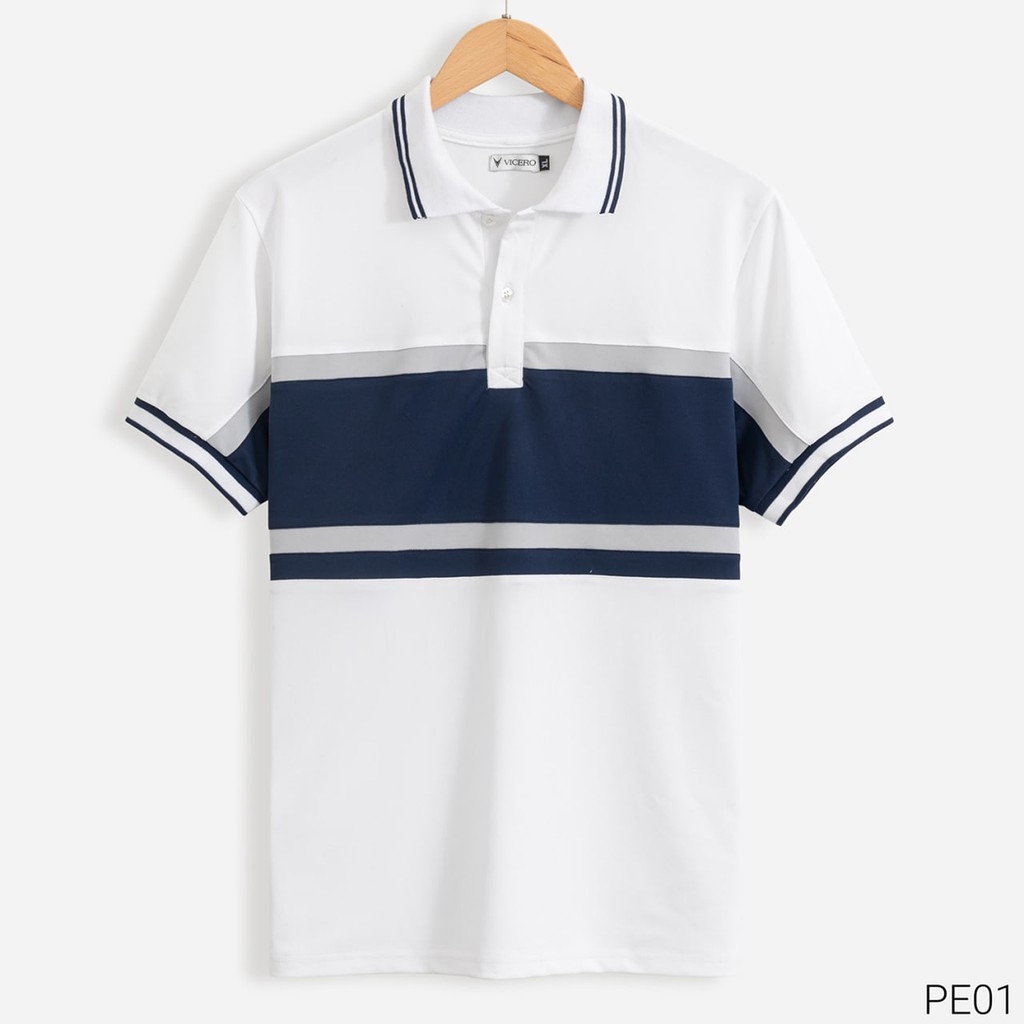 Áo Phông Nam Có Cổ Polo Ngắn Tay Trơn Cao Cấp Mùa Hè VICERO | BigBuy360 - bigbuy360.vn