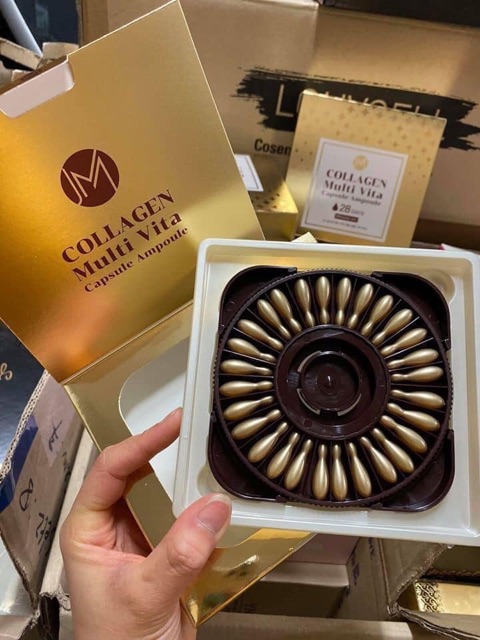 Viên Collagen tươi Ammud Multi Vita Ampoule Hàn Quốc 28 Viên