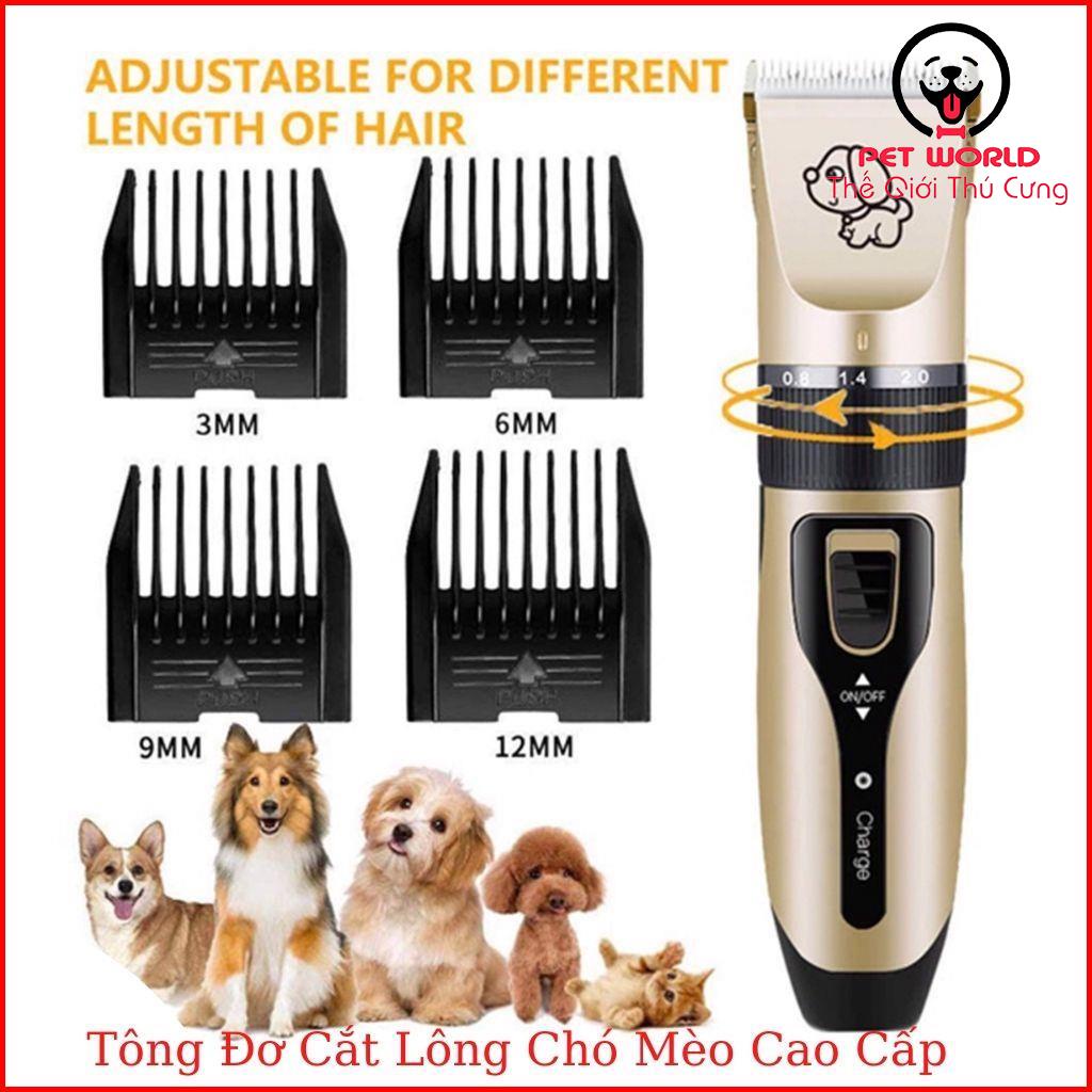Tông Đơ Cắt Lông Chó Mèo Clipper Cao Cấp Full Phụ Kiện Bảo Hành 1 Đổi 1 Nếu Có Lỗi