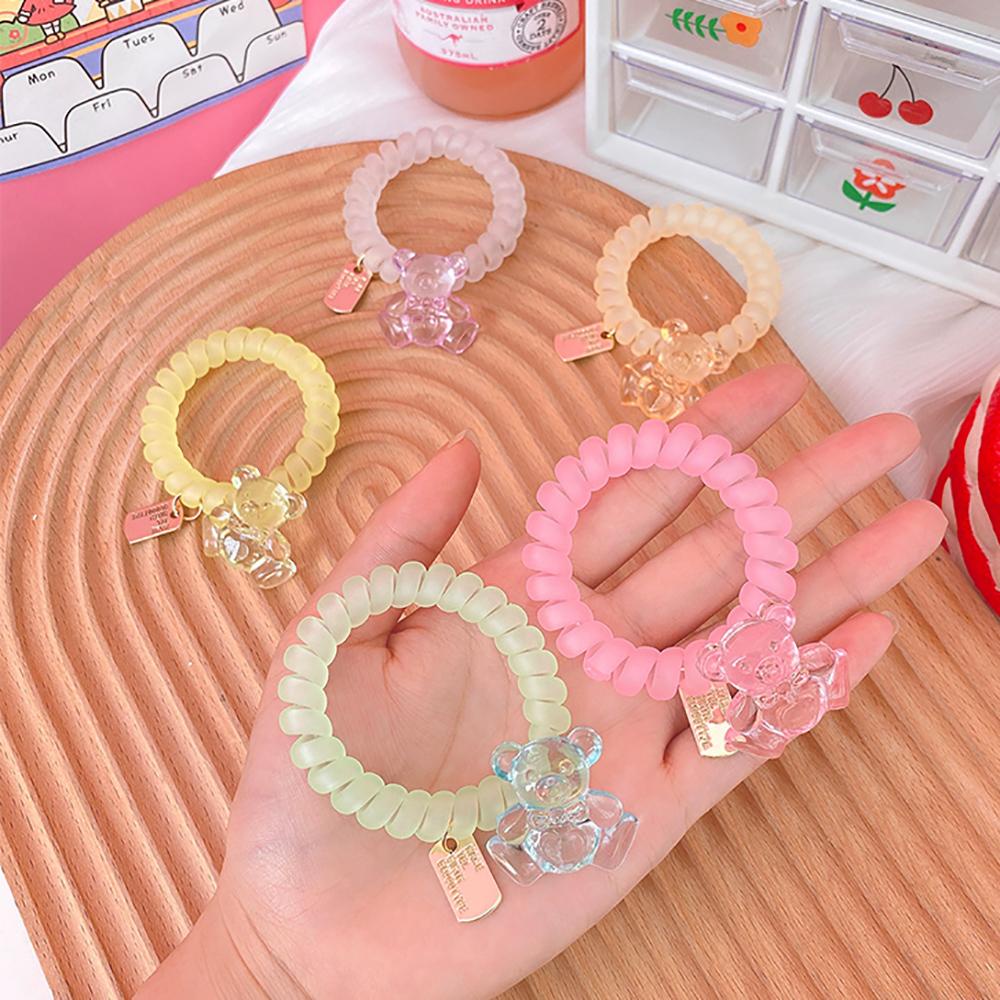 Dây Buộc Tóc Đuôi Ngựa Hình Gấu DANILO Ngọt Ngào Dễ Thương Phong Cách Hàn Quốc Cho Nữ