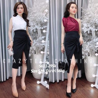 Set áo váy lệch vai siêu sang chảnh và cực xịn xò