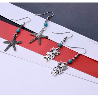 Khuyên tai turquoise phong cách cổ