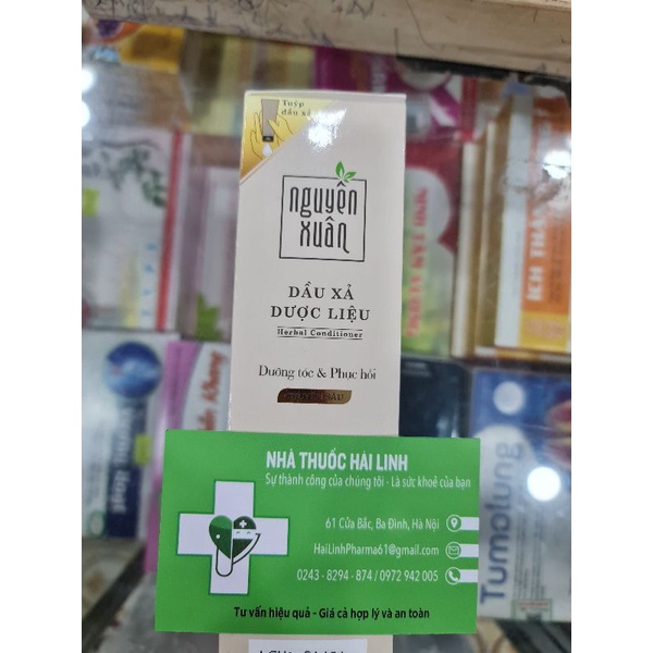 Dầu xả Dược Liệu Nguyên Xuân⚡Tặng thêm 30ml⚡Hộp 150ml Giúp dưỡng và phục hồi tóc hư tổn