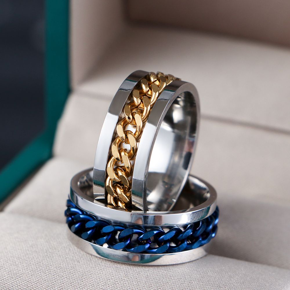 Nhẫn Thép Titan Đính Đá Zircon Nhiều Màu Sắc Dùng Làm Quà Tặng Cho Nữ