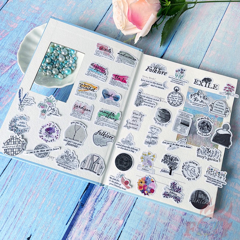 Bộ 40 miếng dán trang trí album ảnh taylor Swift Q-2 mini DIY