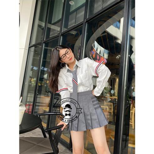 Sơ mi Thom Browne Vạch Tay 2 Bên