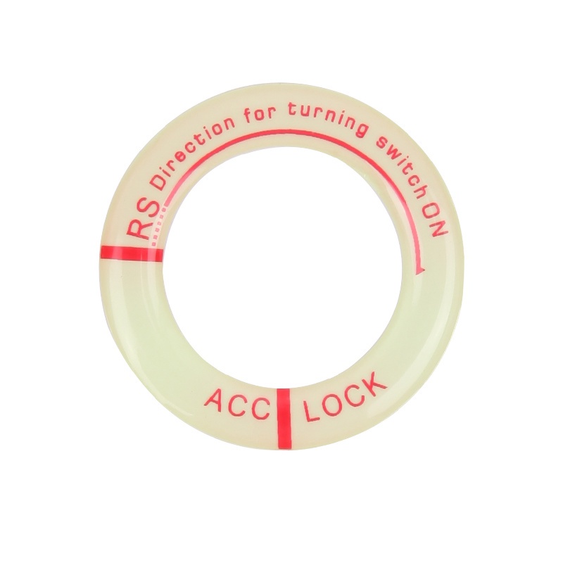 Miếng dán vòng tròn bảo vệ công tắc nắp đánh lửa 3D bằng gel dạ quang