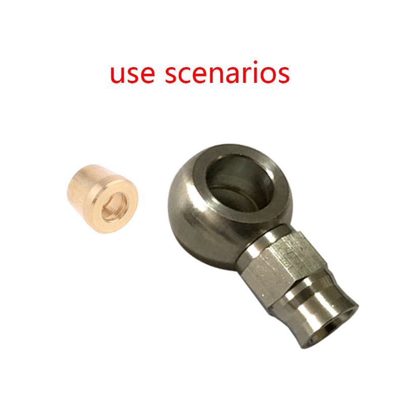 Olive Inserts AN3 Hose End connector PTFE Hose End Fitting Brake System