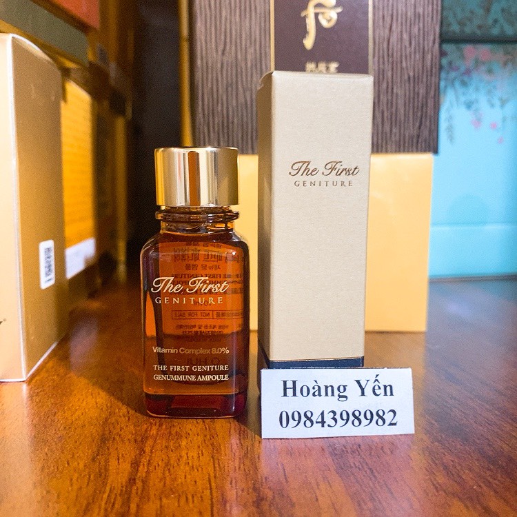 [CHAI 10ML-TACH SET] Tinh chất dưỡng trắng sáng da Ohui The First Vitamin C - The First Geniture Genummune Ampoule
