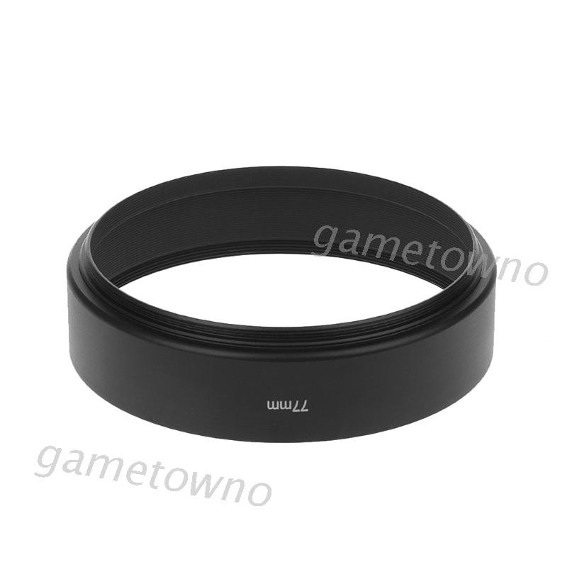 Will Wili Universal 77mm Long Focus Lens Hood Screw-In Mount For Canon DSLR SLR Camera