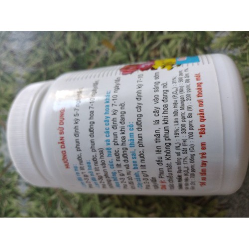 Phân bón chuyên dùng cho phong lan NPK 19-31-17 orchid- chai 85 gram