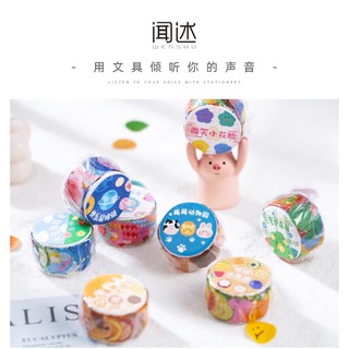 100 tấm sticker dạng cuộn