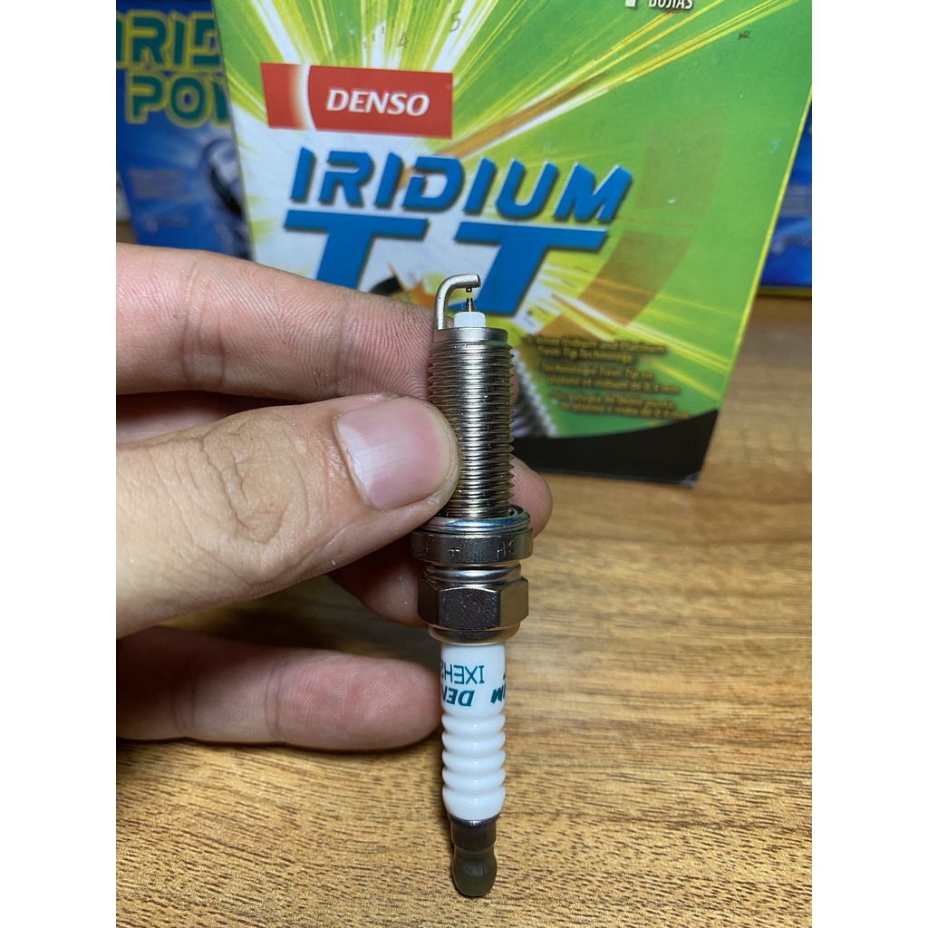Bộ 4 Bugi Denso Iridium Xe Accent, Vios, Camry Mazda3 Mazda6 CX5 CX3 i10 i20 i30 IXEH22TT IXUH22