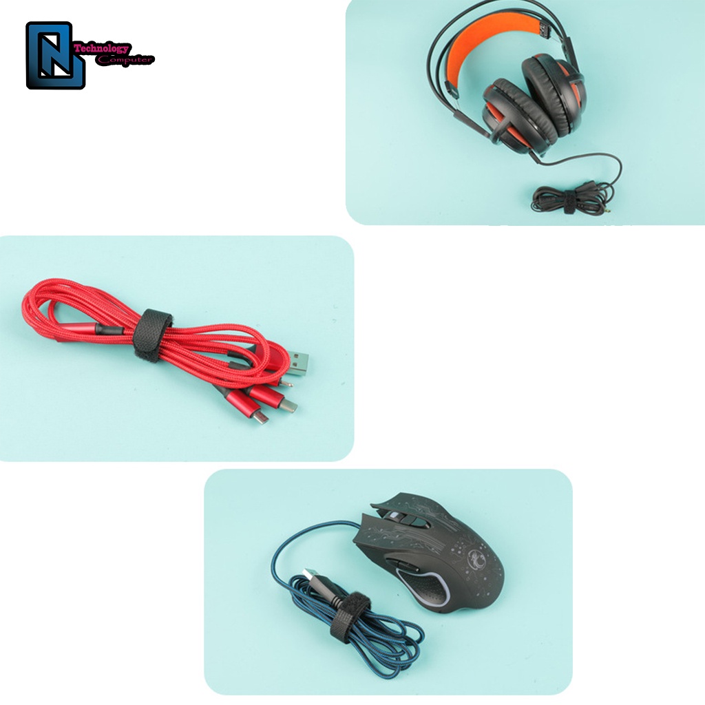 Băng Gai Quấn Dây Bó Cáp Combo 20 Chiếc