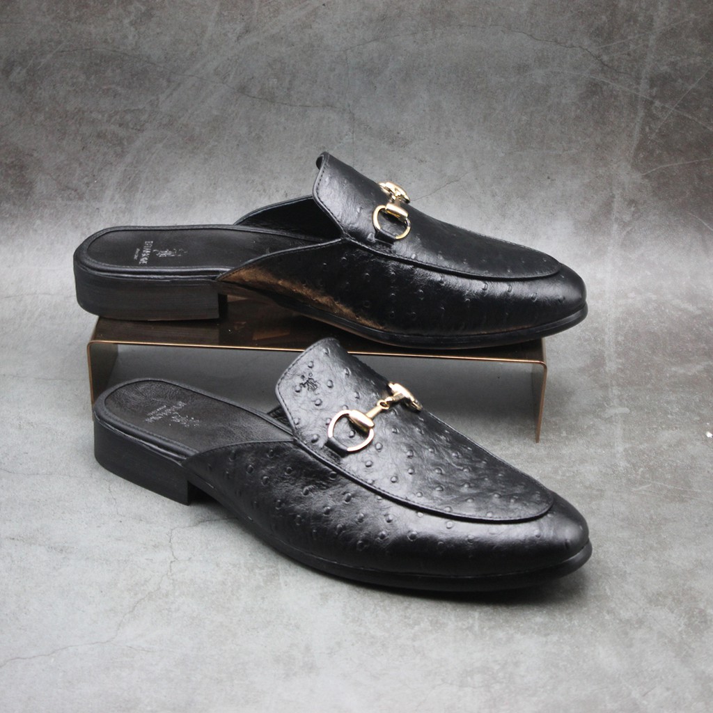 Giày sục nam CAO CẤP BTAHOME LX 280-4 size 38-45, DA BÒ VÂN ĐÀ ĐIỂU NGUYÊN TẤM BẢO HÀNH 12 THÁNG LỖI 1 ĐỔI 1.