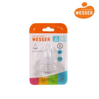 Núm vú Wesser Cổ hẹp size + vĩ 2 cái
