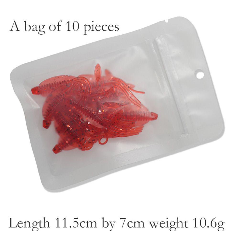 PISTA Mồi Câu Cá Giả Hình Bạch Tuộc Bằng Silicon Mềm 65mm