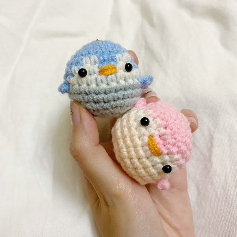 Móc khoá cánh cụt len nhiều kích cỡ