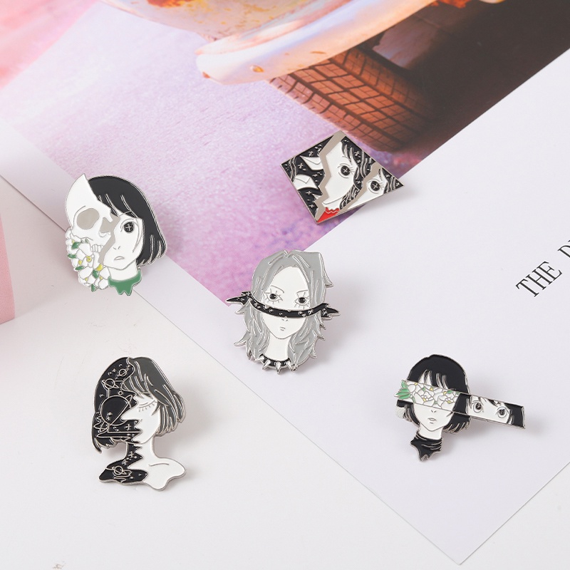 Ghim Cài Áo Hình Bộ Xương Độc Đáo