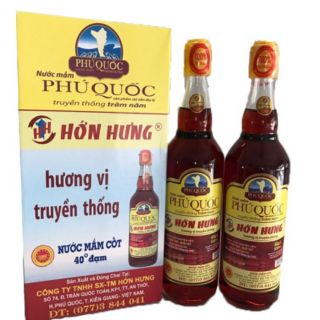 Nước mắm Hớn Hưng Phú Quốc 700ml 40 độ đạm chính hãng