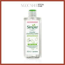 Nước Tẩy Trang Simple Micellar Cleansing Water 200ml [Chính Hãng 100%]