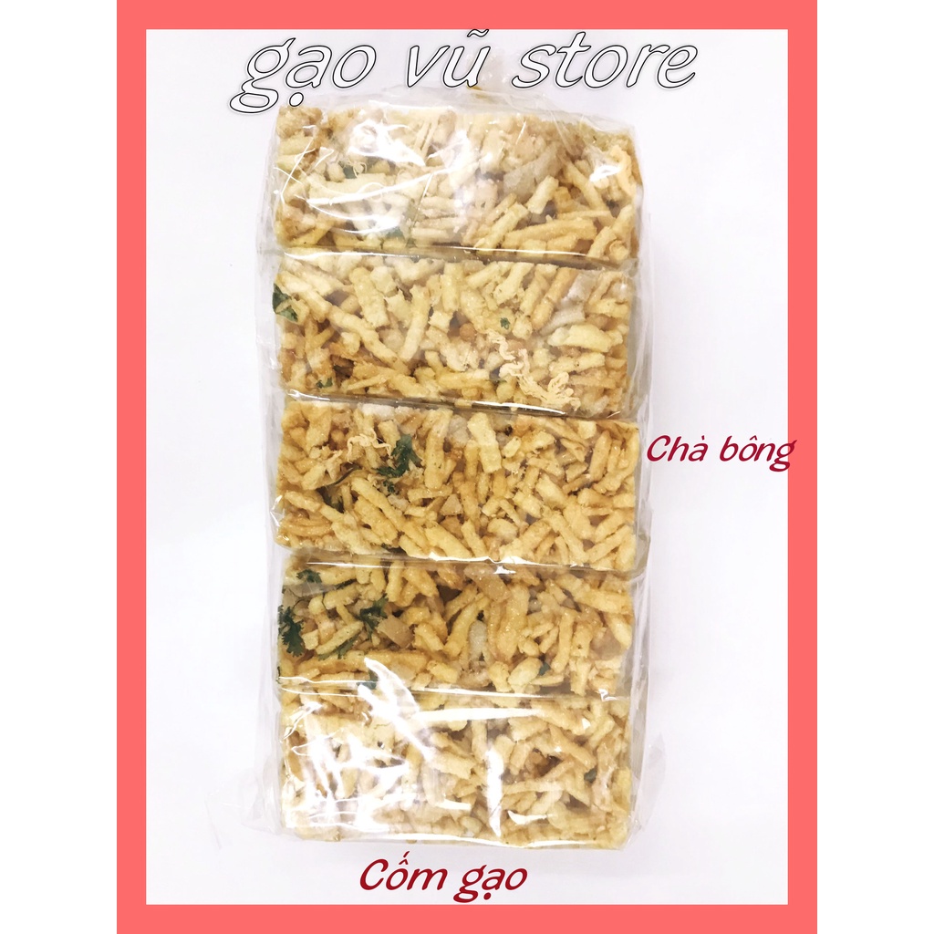 Bánh cốm chà bông ( loại đặc biệt) gạo thủ công quê tôi, hương vị tuổi thơ, quà ăn vặt, đặc sản quê hương thơm ngon rụm