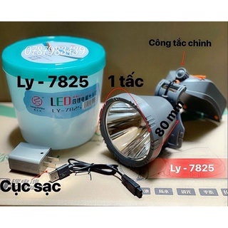 Đèn pin đội đầu led sạc siêu sáng 7825