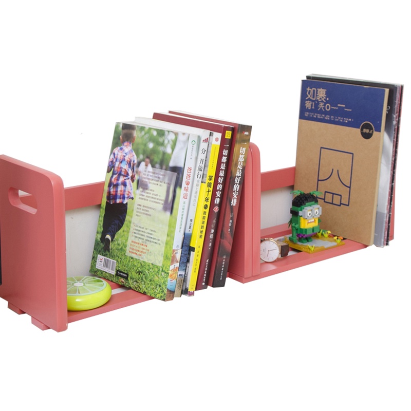 Giá chặn sách co giãn kệ chặn sách để bàn xếp gọn [ gỗ thông ] - BKDW02