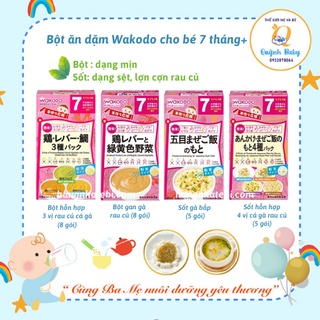 BỘT ĂN DẶM WAKODO NHẬT ĐỦ VỊ Bé 5, 7th