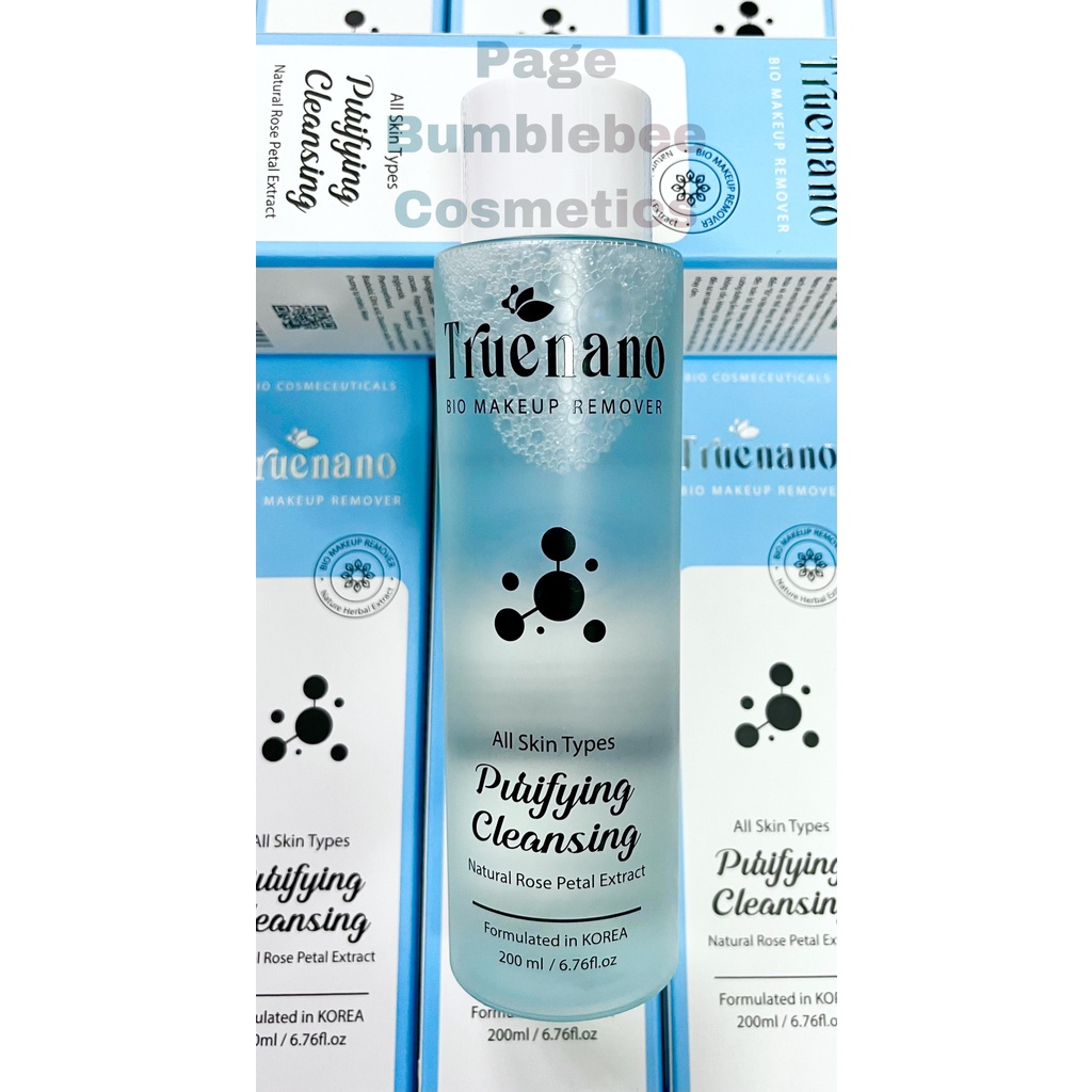 Nước Tẩy Trang Cho Mọi Loại Da Truenano - Bio Makeup Remover 200ml