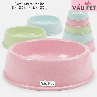 Bát Nhựa Đựng Thức Ăn Cho Chó Mèo